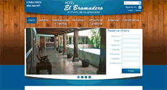 Desktop Screenshot of hotelbramadero.com